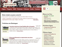Tablet Screenshot of juve.com.br